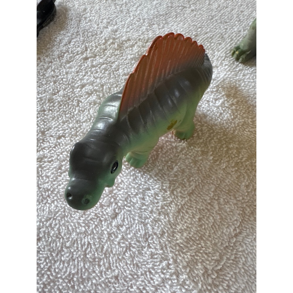 Vintage 2007 Dinosaur Toy Figure Lot 5pc T-Rex Stegosaurus Pterodactyl - Picture 2 of 7